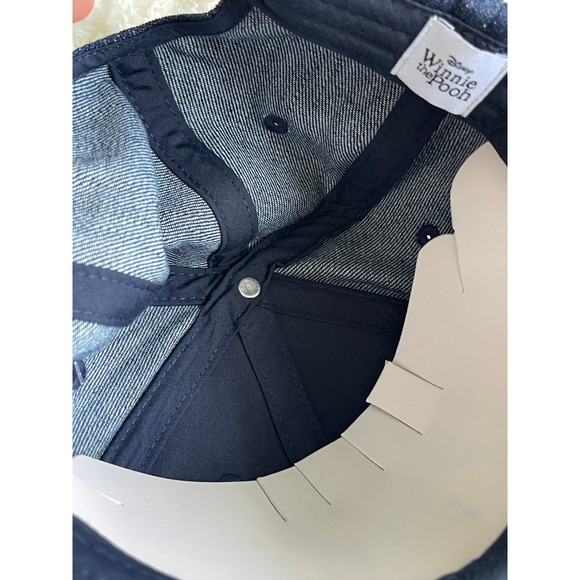 Disney Winnie The Pooh Blue Denim Baseball Cap Hat NEW Adult - Picture 6 of 9